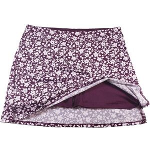 Tranquility Ditzy Garden Woman’s Golf Skort SIZE XXL Purple Attached Shorts NWT